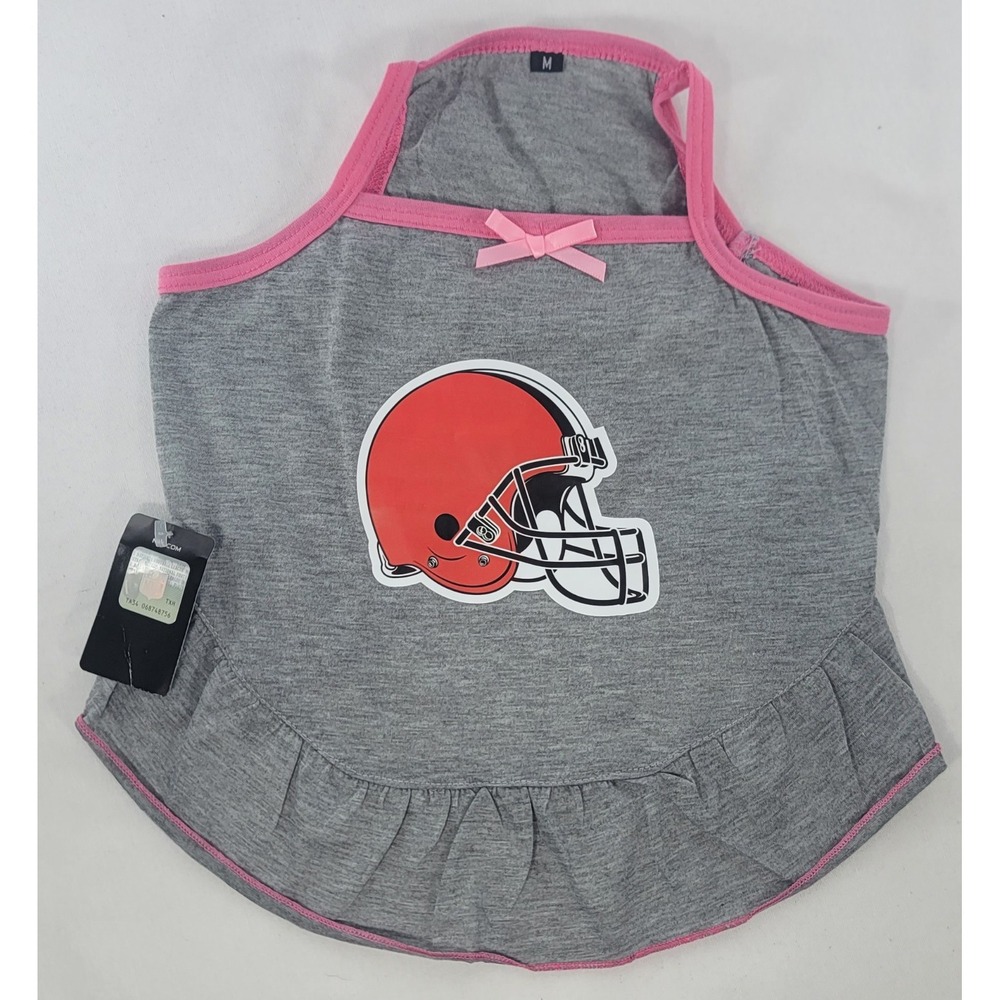 Hunter NFL Cleveland‎ Browns MEDIUM Dog Dress Officially Licensed Brand New